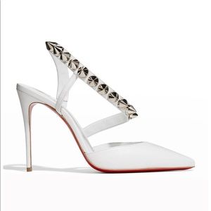 Christian Louboutin Spikita 100 Slingback Pumps